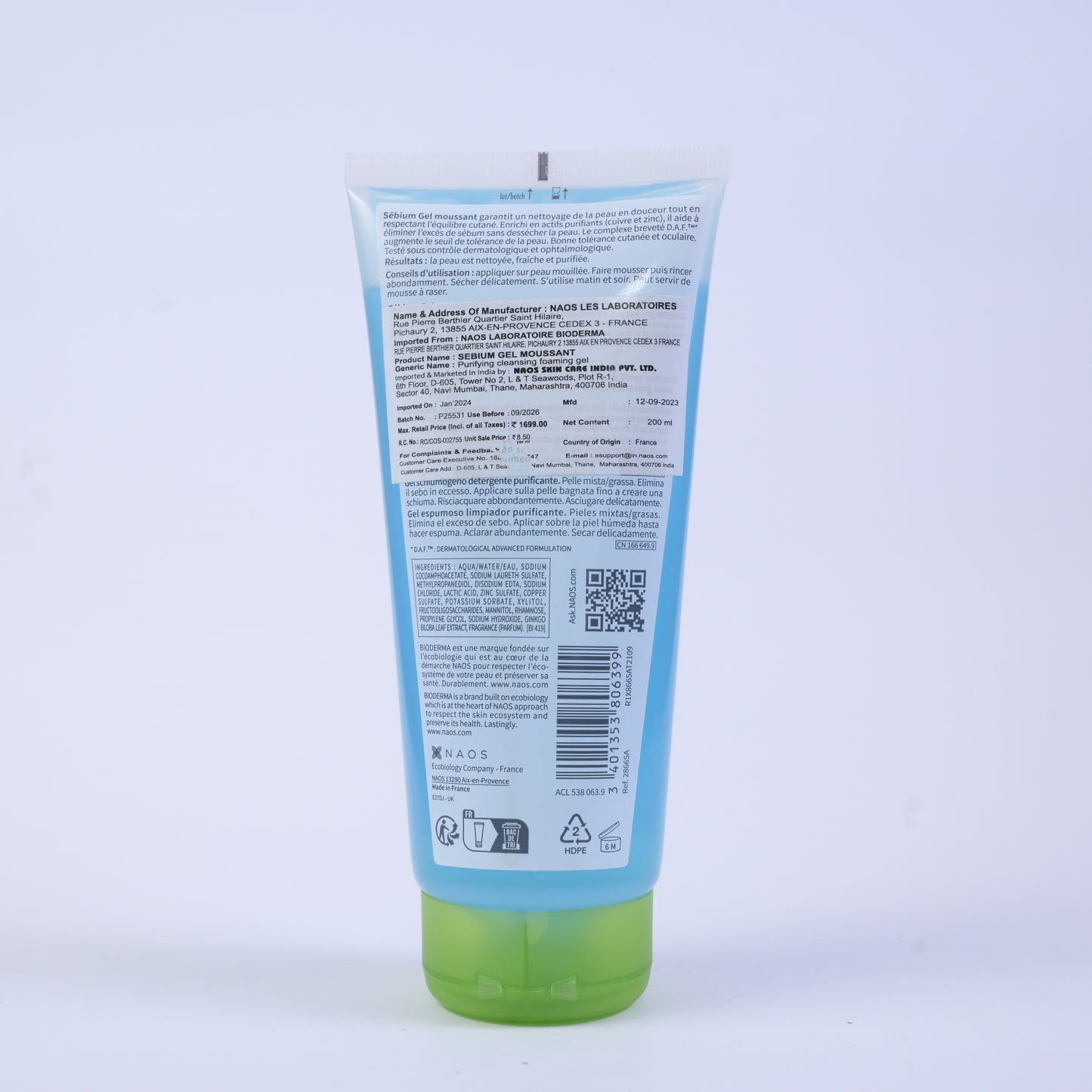 Bioderma Sebium Gel Moussant