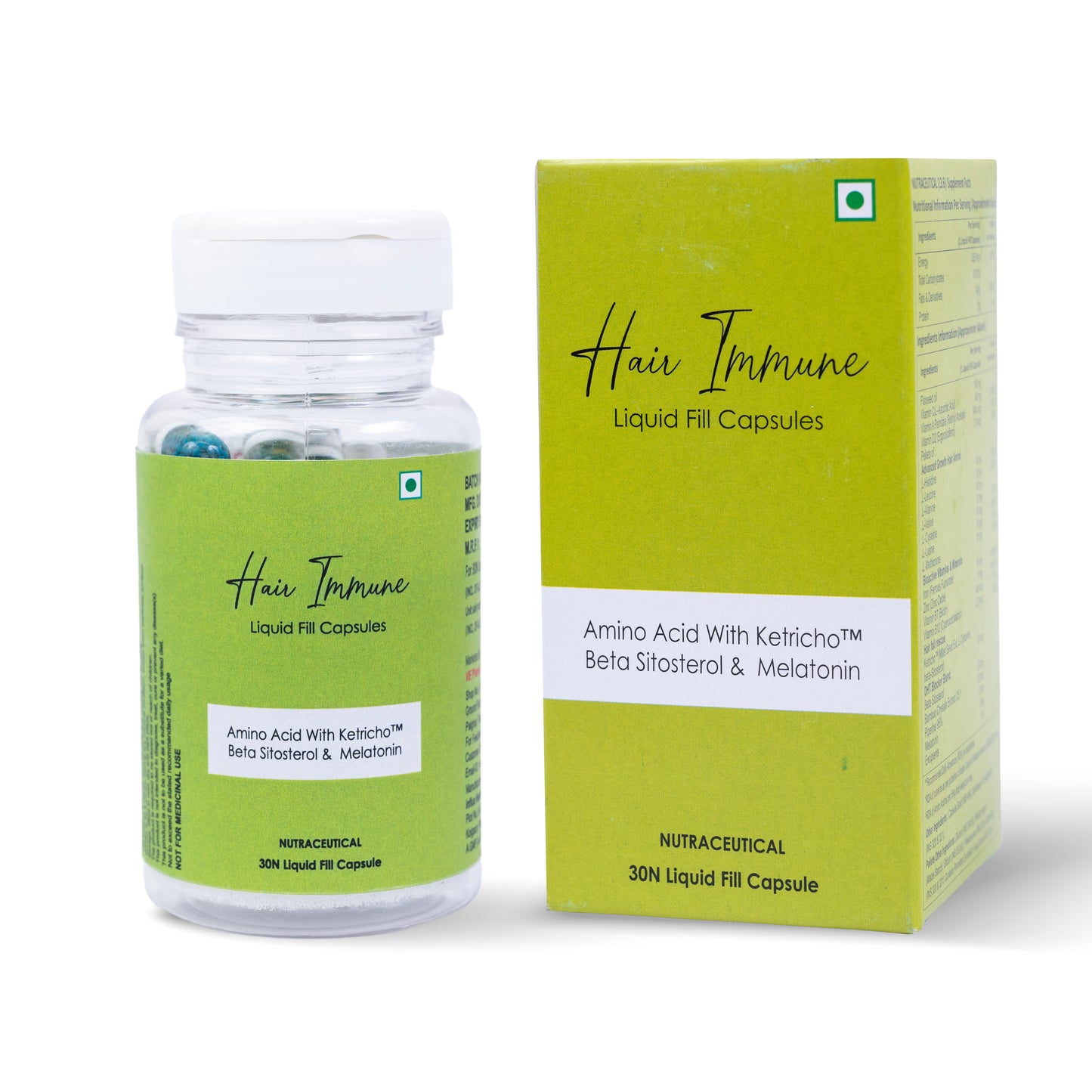 Hair Immune Liquid Fill Cap