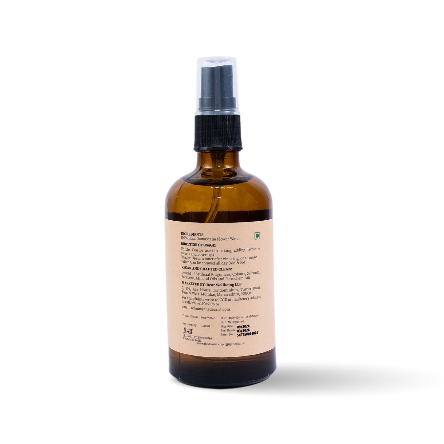 Dearist Pure Rose Water