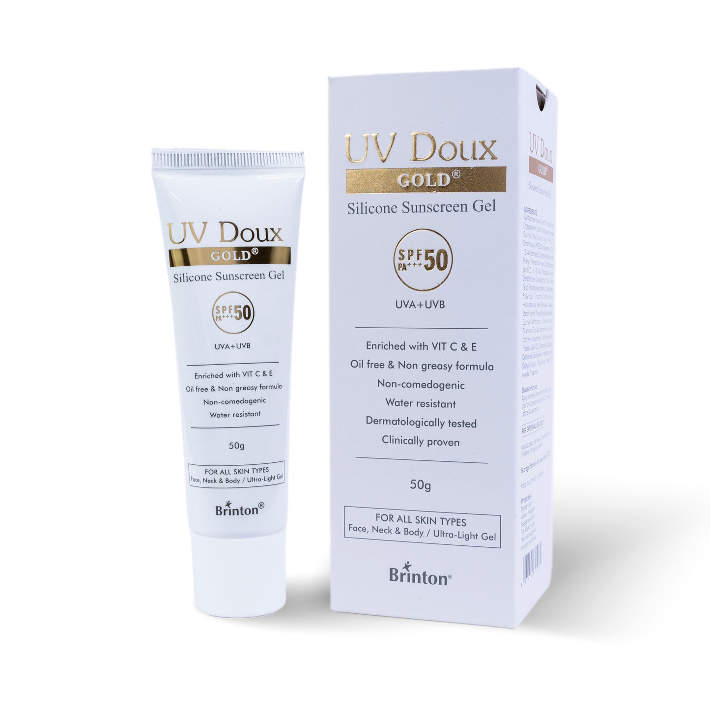 UV Doux Gold Silicone Sunscreen Gel
