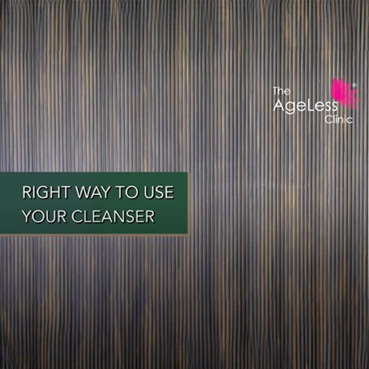 The right way to use a cleanser