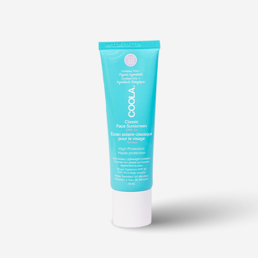 COOLA Classic Face Sunscreen, SPF 50 White Tea