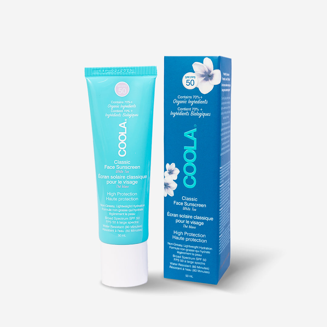 COOLA Classic Face Sunscreen, SPF 50 White Tea