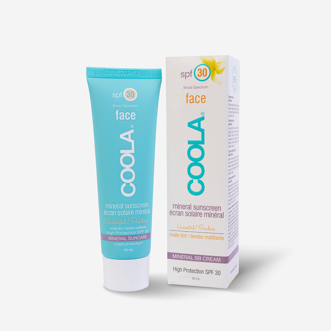 COOLA Mineral Face Sunscreen Unscented Matte Tint, SPF 30