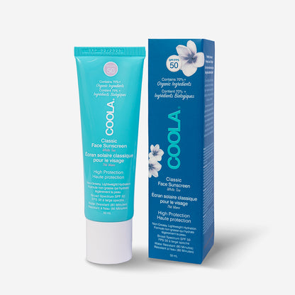 COOLA Classic Face Sunscreen, SPF 50- Fragrance Free