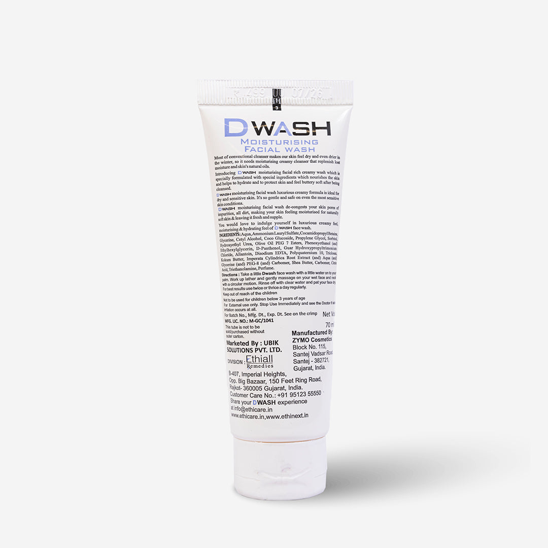 DWash Moisturising Facial Wash