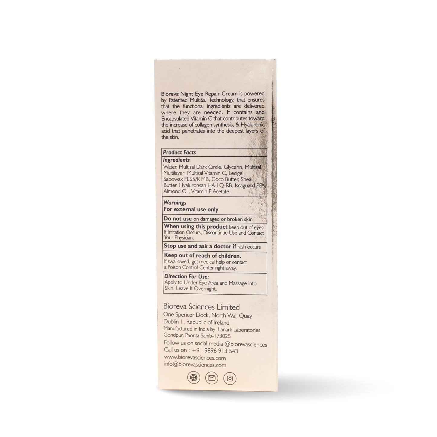 Bioreva Eye Repair Cream