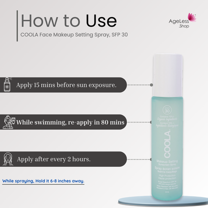 COOLA Face Makeup Setting Spray, SFP 30