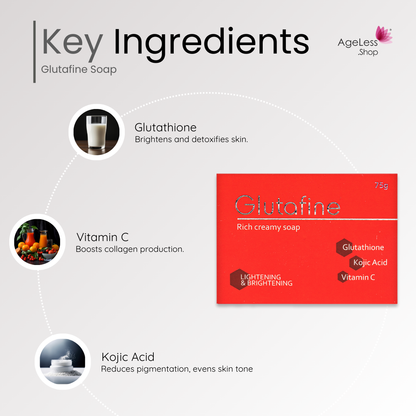 glutafine glutathione Oval Glutafine Glutathione Kojic Acid