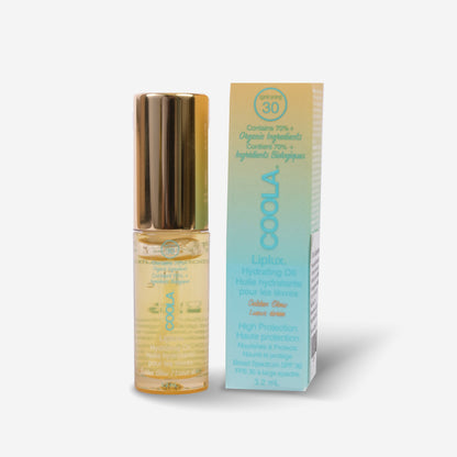 COOLA Liplux Hydrating Oil Golden Glow, SPF 30