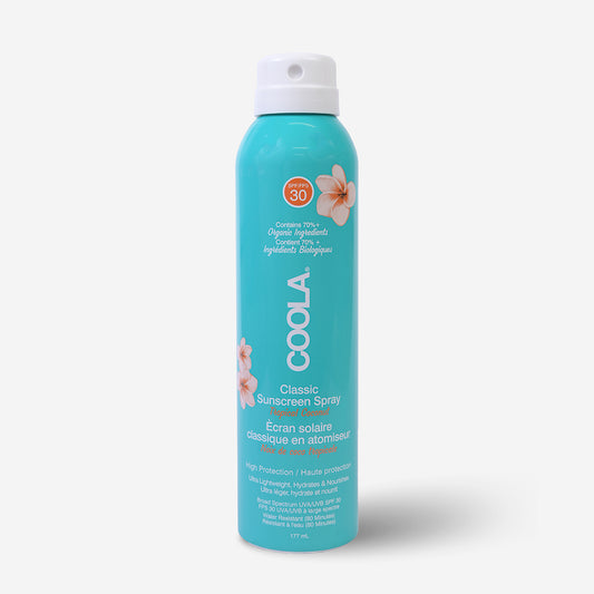 COOLA Classic Sunscreen Spray, SPF 30- Tropical Coconut