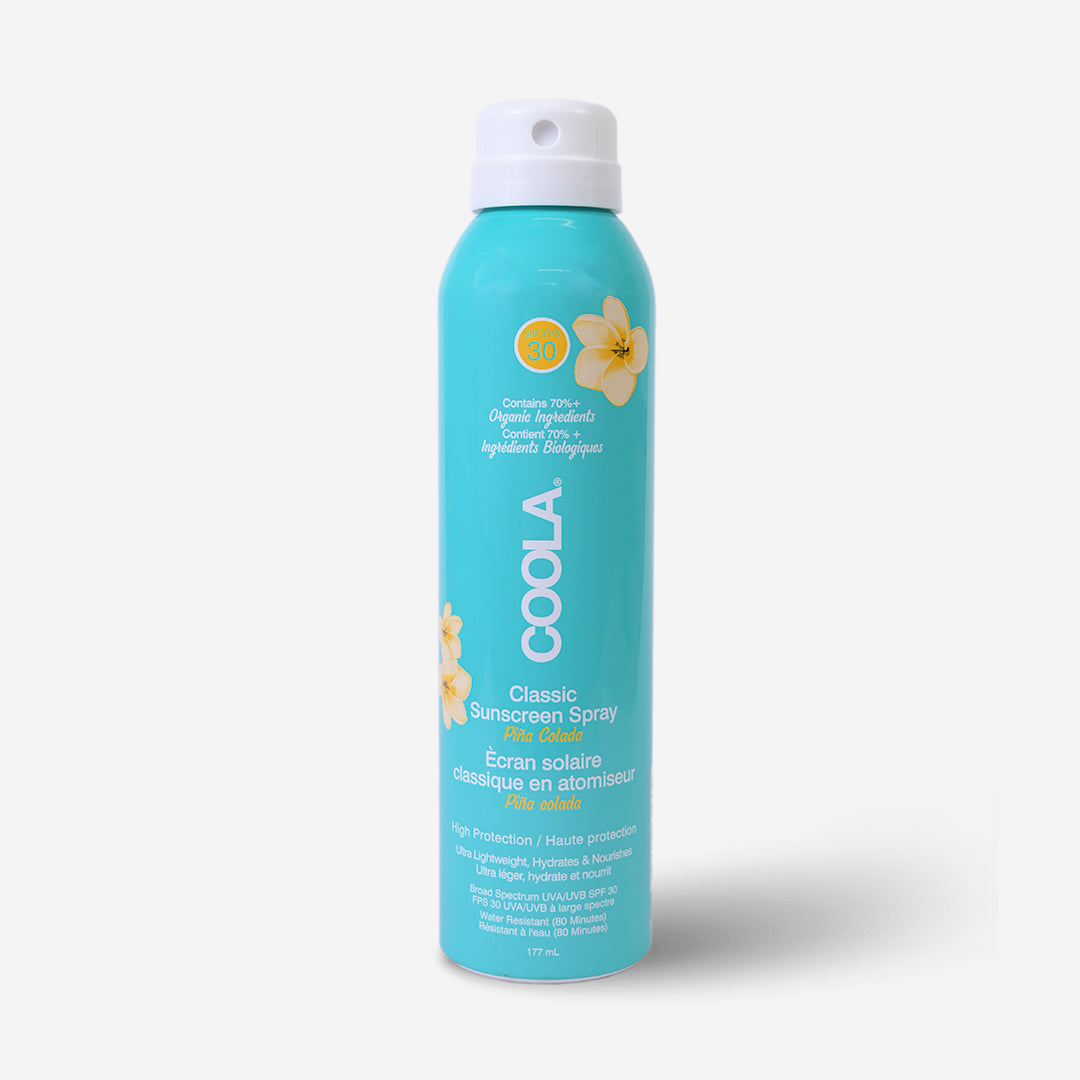 COOLA Classic Sunscreen Spray, SPF 30- Pina Colada