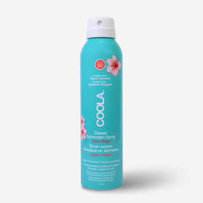 COOLA Classic Sunscreen Spray, SPF 50- Guava Mango