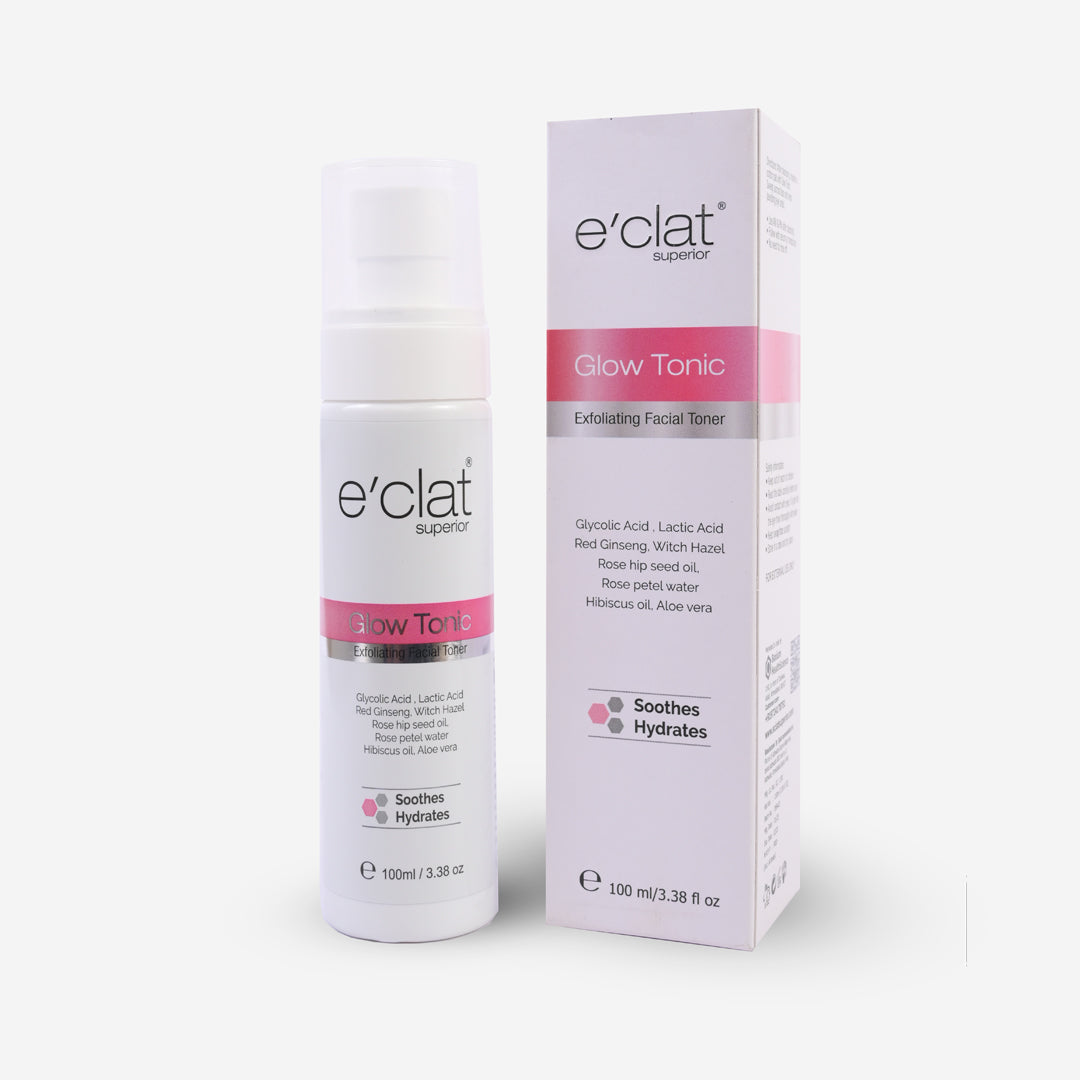 E'clat Glow Tonic Exfoliating Facial Toner